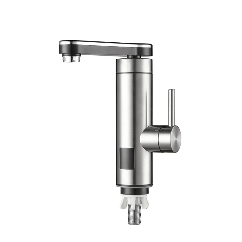 Faucet Listrik Stainless Steel Kanggo Kamar Mandi